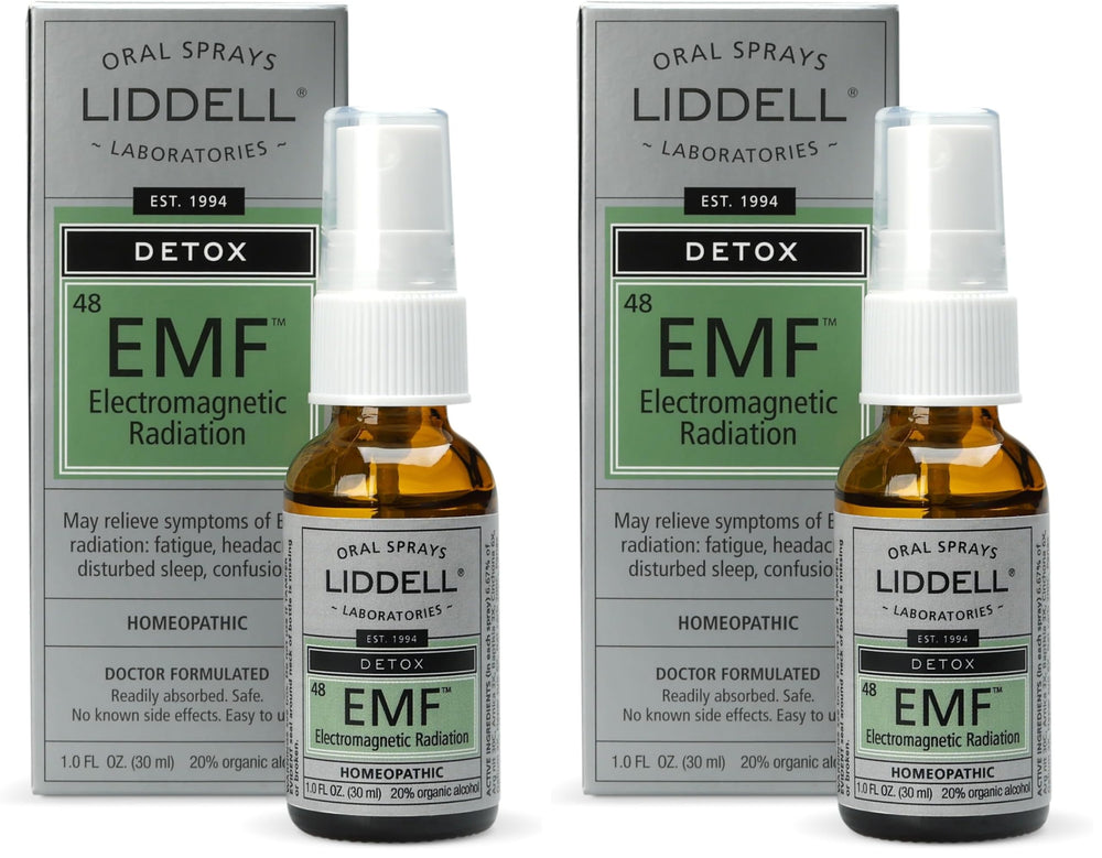 Liddell EMF spray bottle for on-the-go and natural support