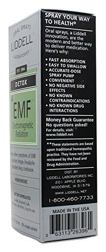 Travel ready Liddell EMF spray bottle