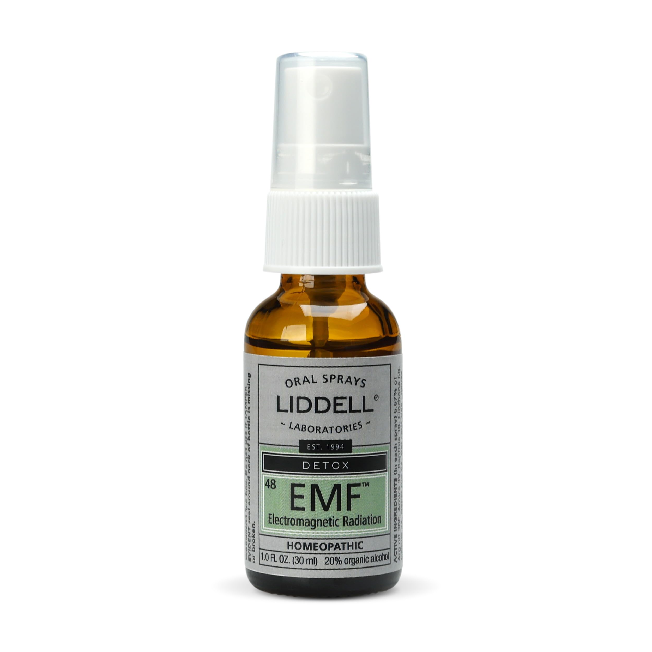 Liddell EMF spray under tongue dosing for quick use