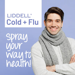 Liddell spray close-up shows measured dosing for convenient use.