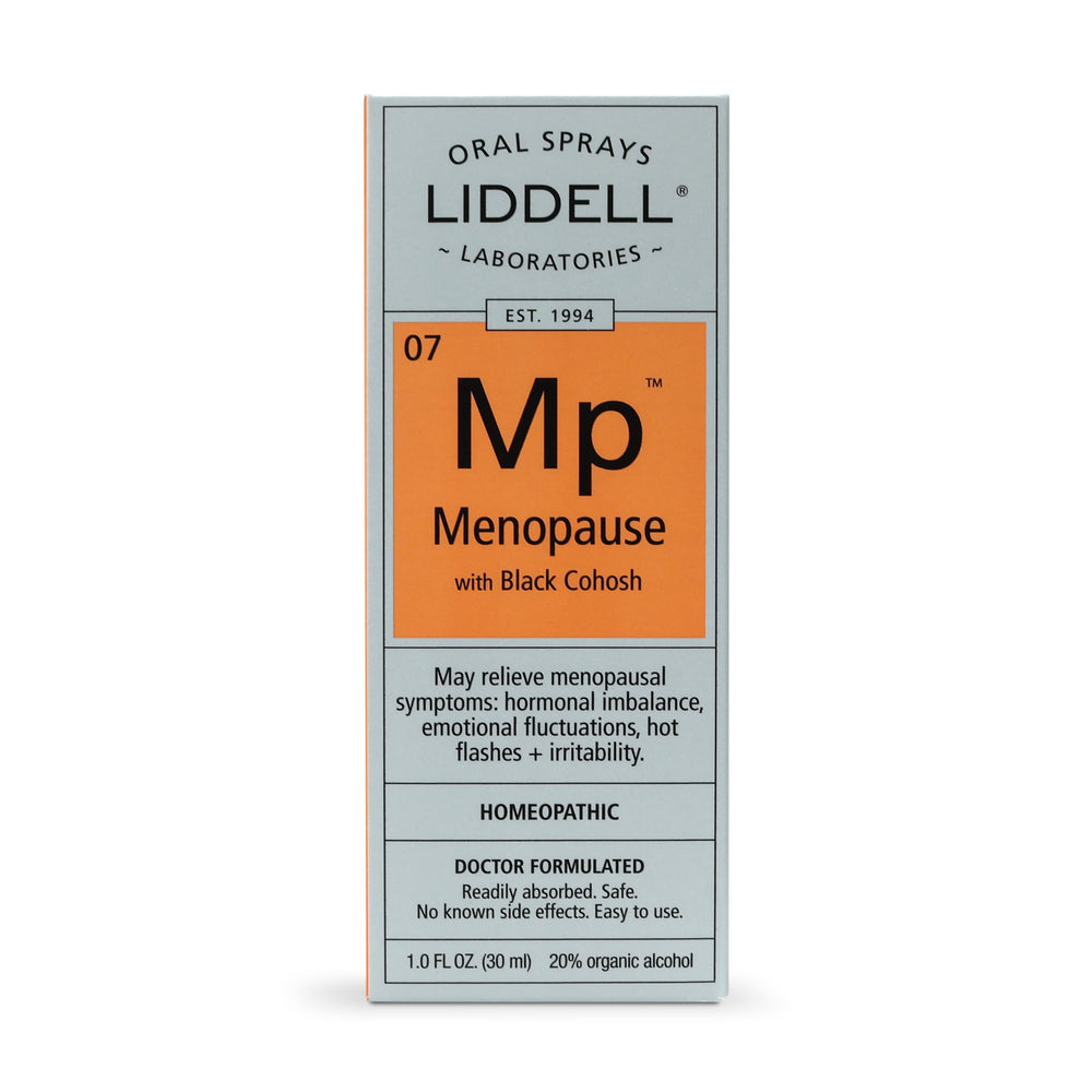Liddell menopause spray used under the tongue for easy dosing.