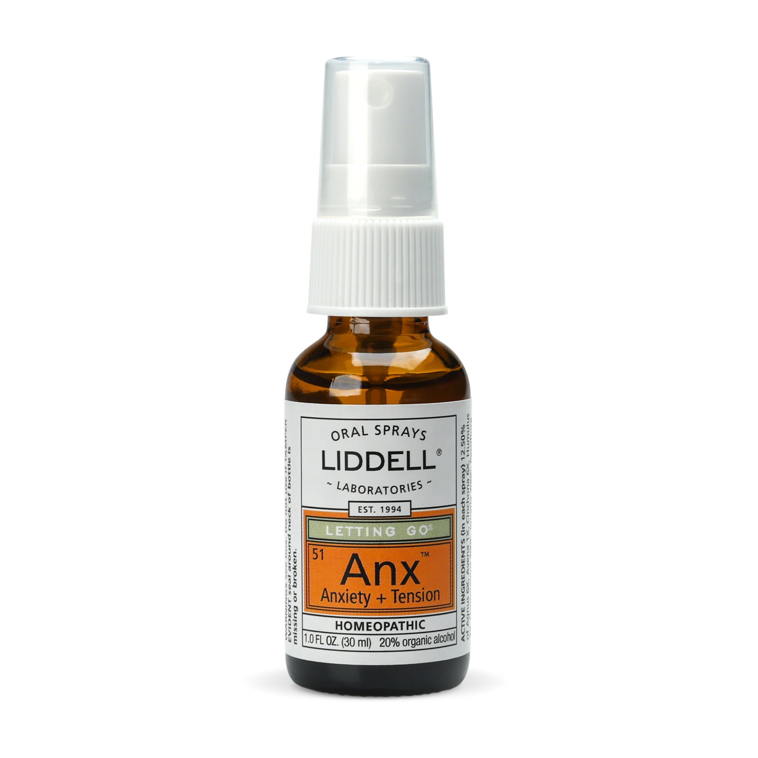 Liddell Letting Go spray being dispensed under the tongue.