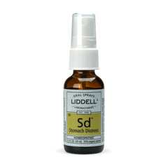 Liddell stomach distress bottle back label showing directions and ingredients