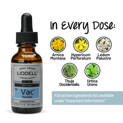 Adult and teen dosing shown as 15 drops under the tongue.