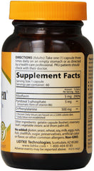 Close-up of Lidtke Endorphigen label with ingredients and purpose