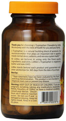 Serving size view of Lidtke L-Tryptophan chewables, convenient on-the-go option for a calmer routine.