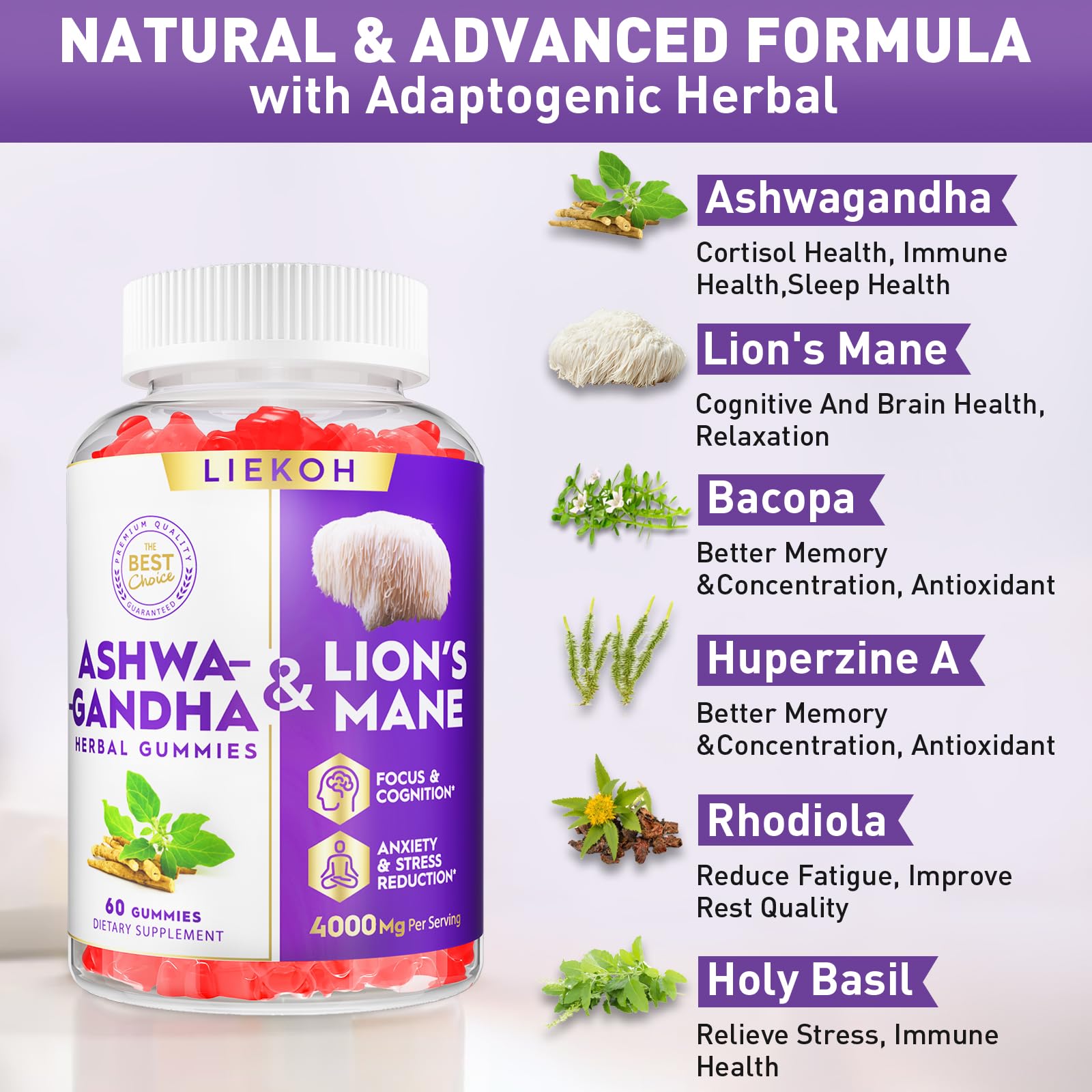 Liekoh Ashwagandha Gummies being enjoyed as daily ritual for calm and focus.