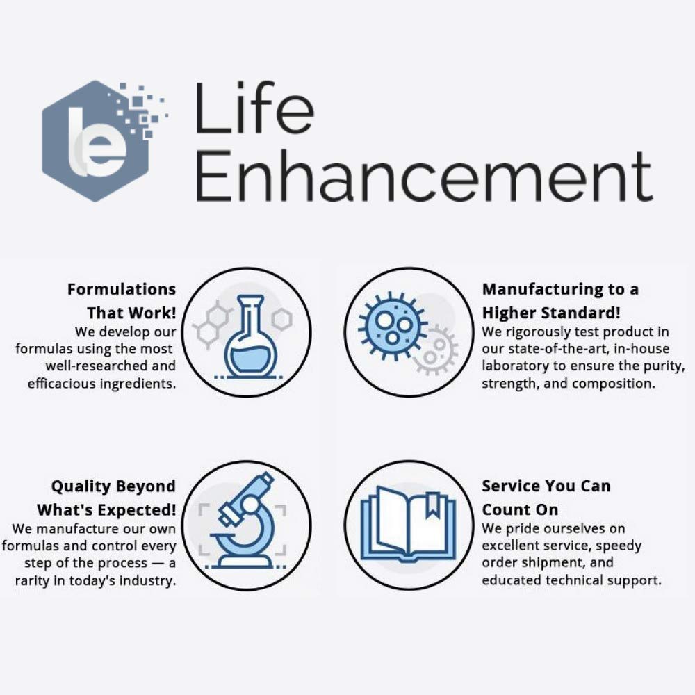 Label details of Life Enhancement Ultra Pure Vitamin C Powder