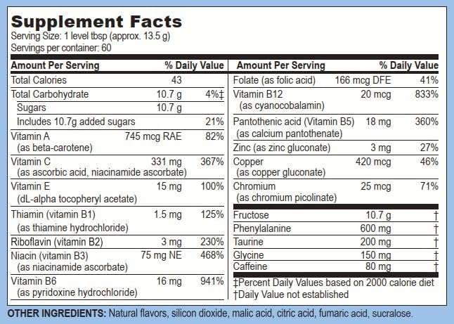 Life Enhancement Wow Drink Powder glass served highlights refreshing taste and focus support.