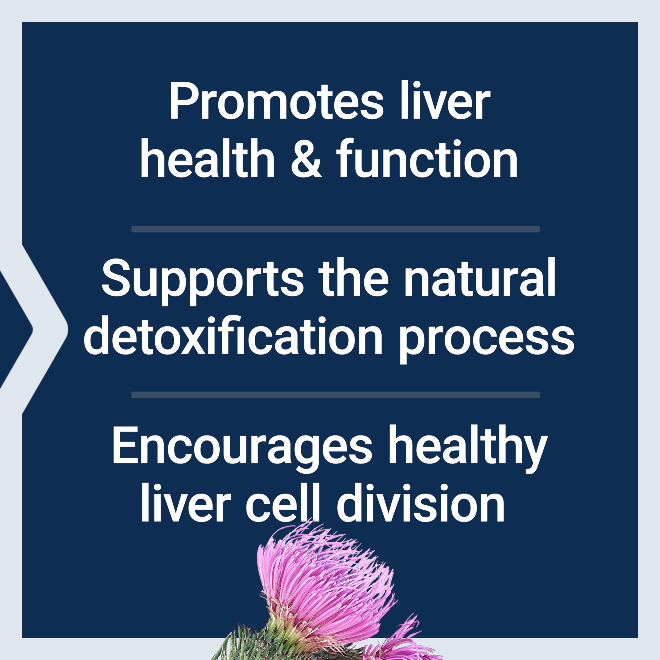 Product label of Life Extension Advanced Milk Thistle with gluten-free and non-GMO notes