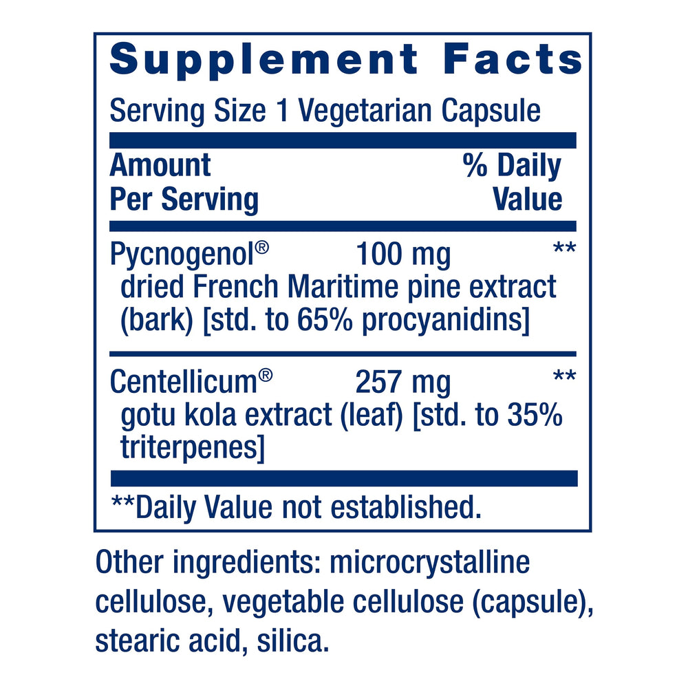 Life Extension Arterial Protect label highlights gluten-free and non-GMO ingredients