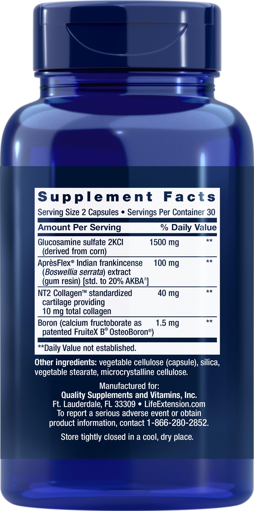 Life Extension ArthroMax capsules triple-pack, highlighting NT2 Collagen for mobility support.