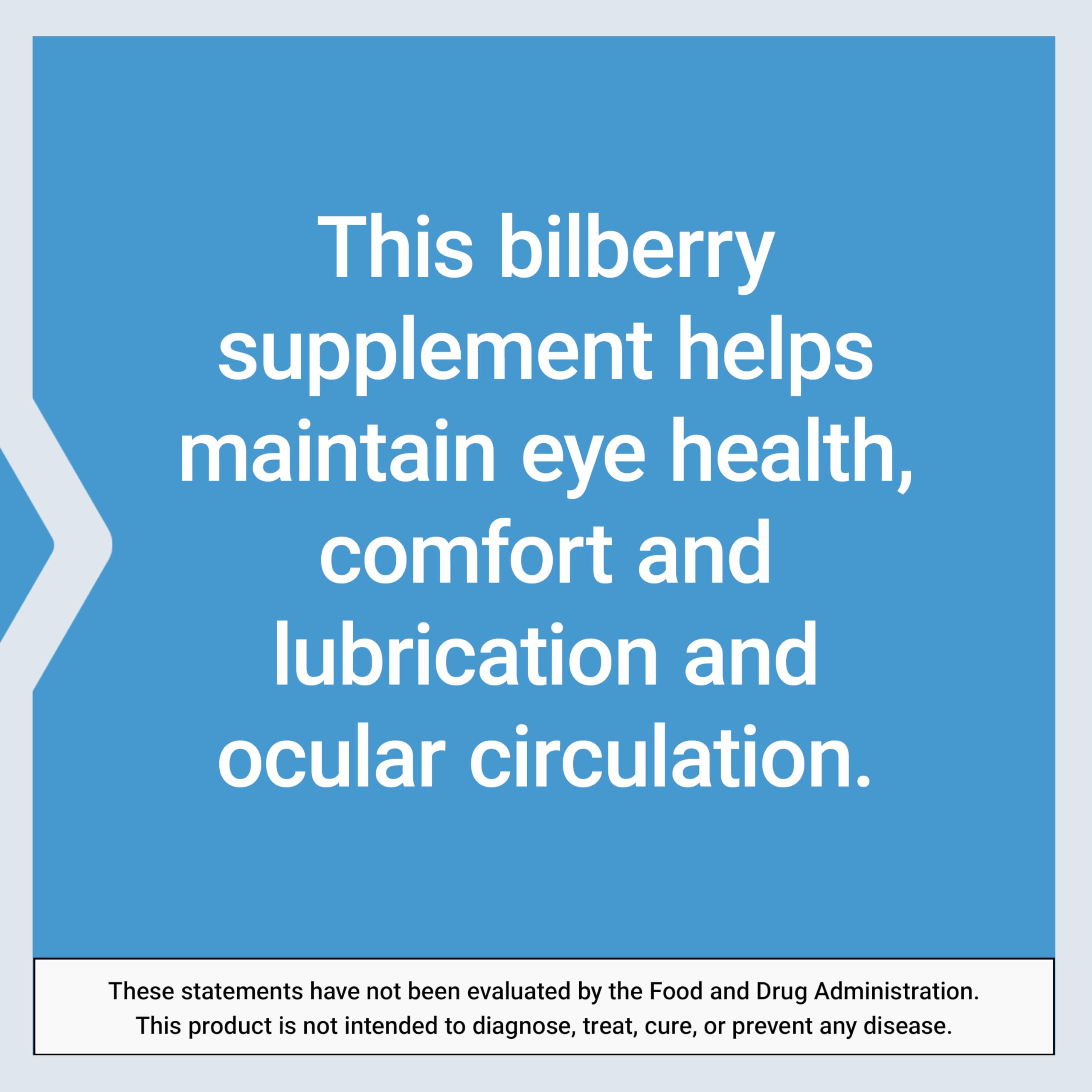 Life Extension Bilberry European Extract manufactured in the USA