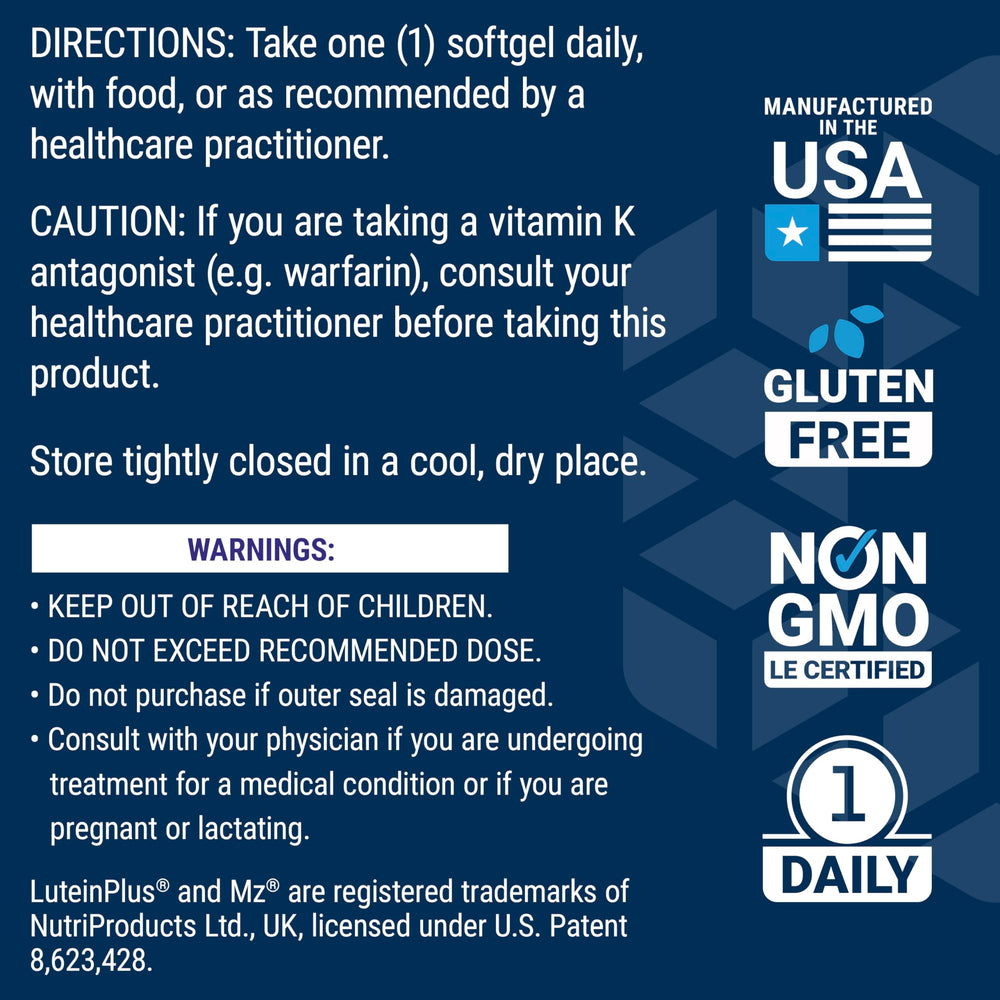 Life Extension non-GMO and gluten-free labeling on packaging for transparency.