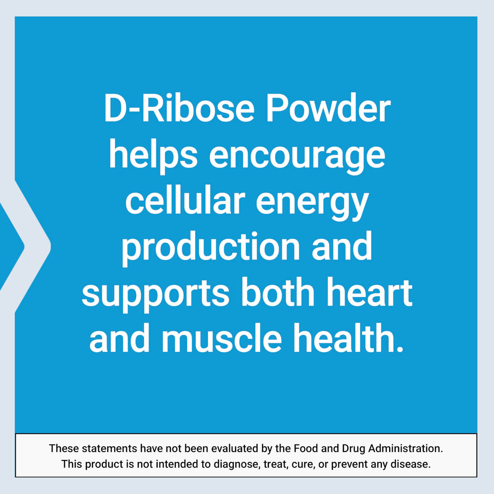 Life Extension D-Ribose Powder offers a naturally mildly sweet taste.