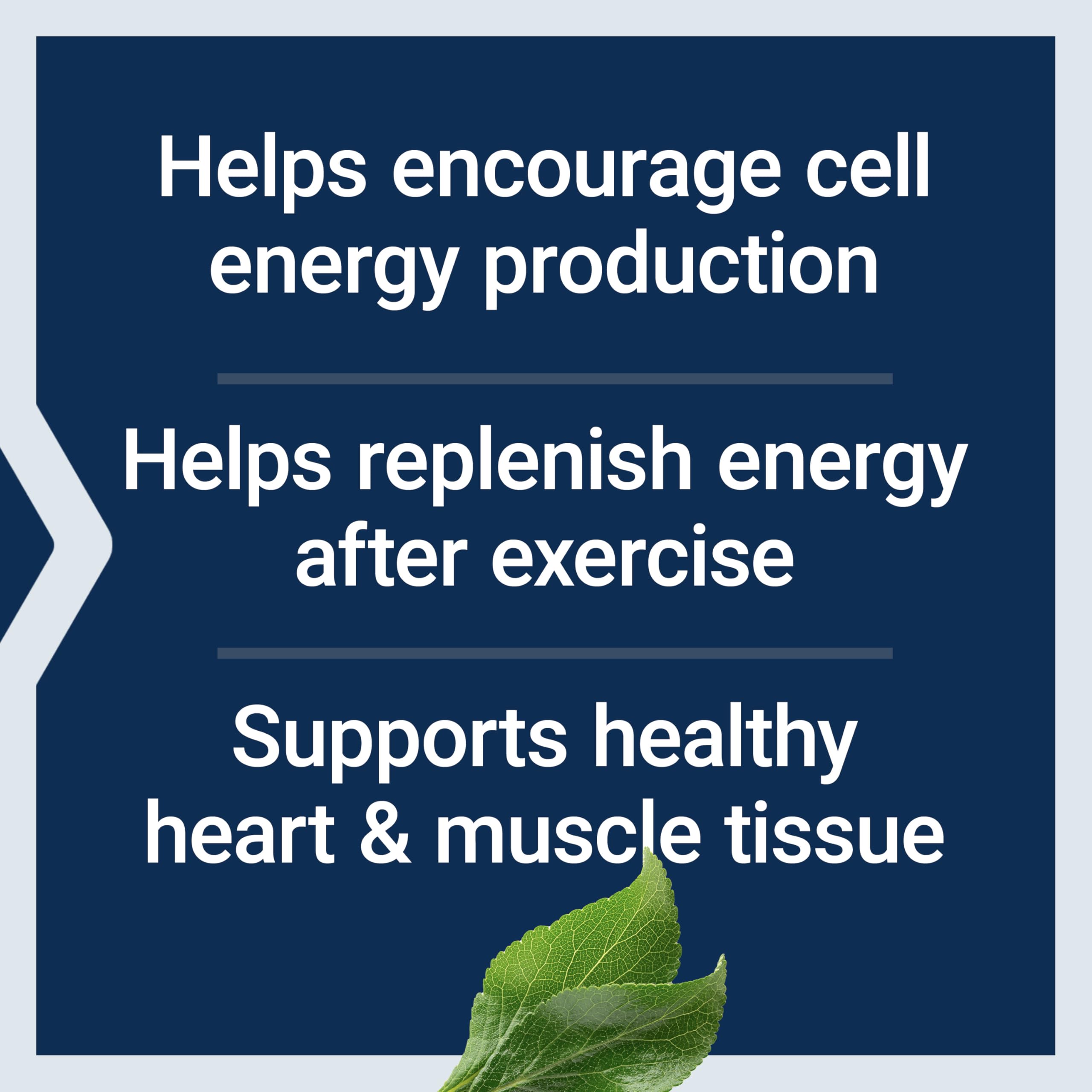 Life Extension D-Ribose Tablets heart-health focus with ATP energy theme