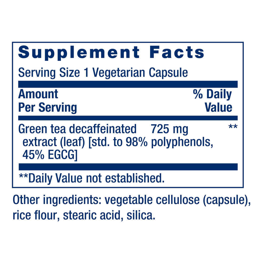Life Extension label close-up highlights 725 mg polyphenol content