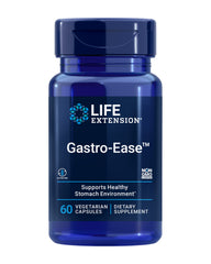 Life Extension Gastro-Ease bottle front communicates digestive comfort benefits