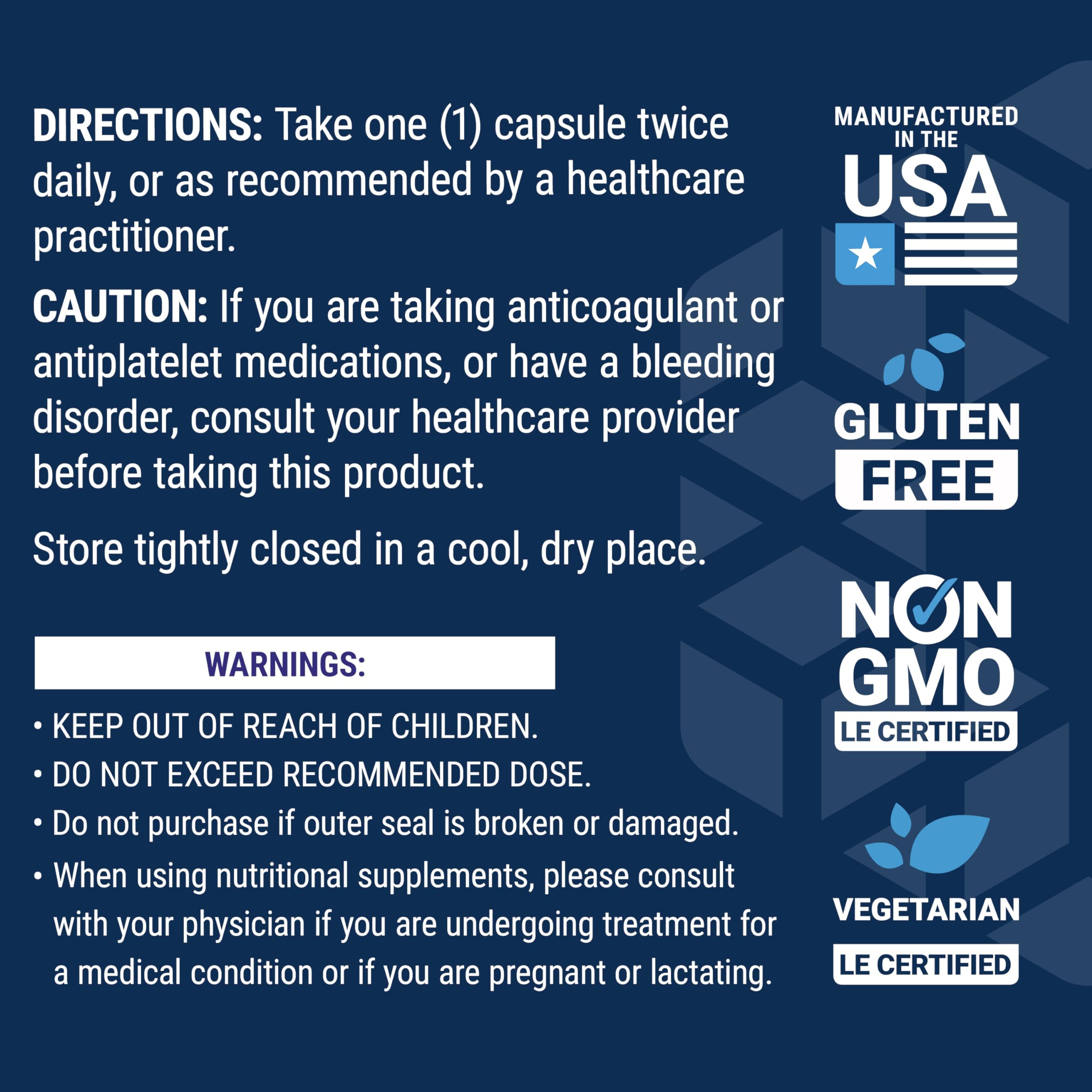 Closeup of Life Extension Ginkgo Biloba capsules ready for daily use