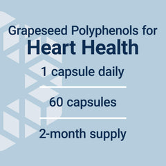 Life Extension Grapeseed Extract capsules emphasizing Vitamin C synergy.