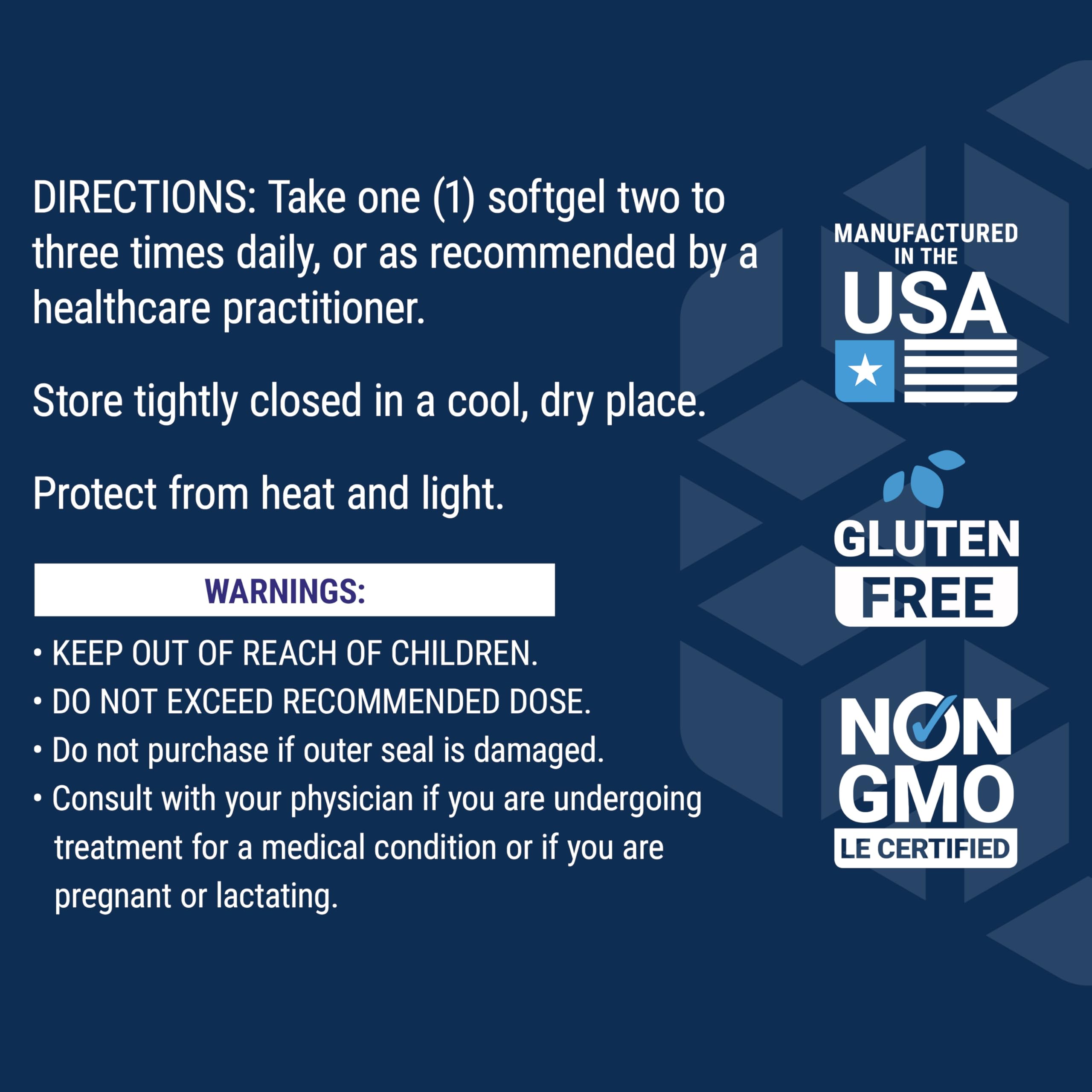 Life Extension HepatoPro gluten-free label appeals to dietary preferences.