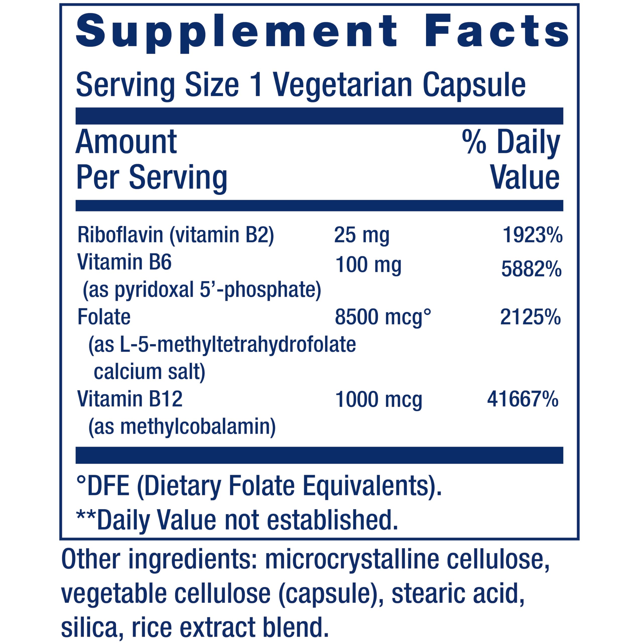 Life Extension Homocysteine Resist label view highlights B vitamins for heart and brain health.