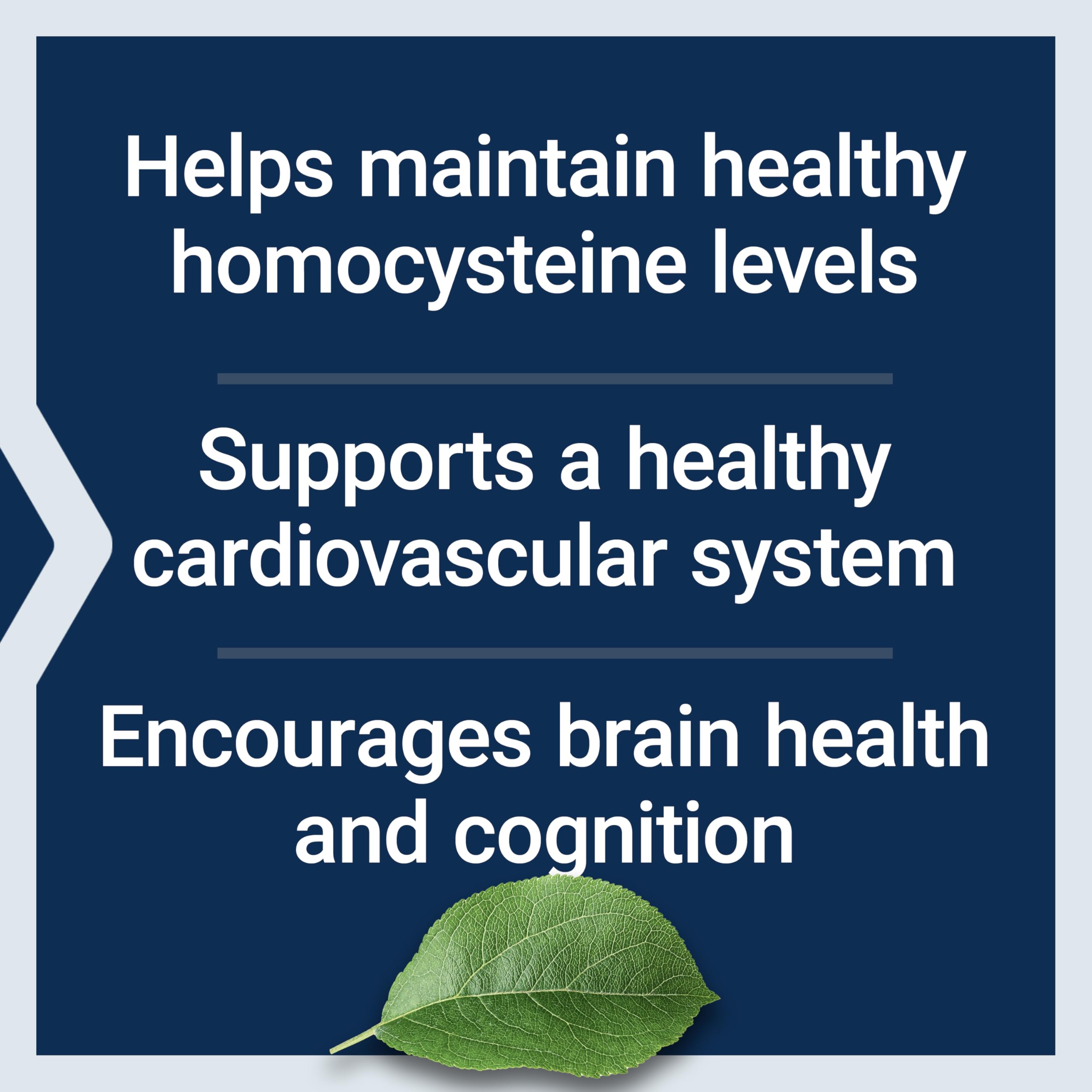 Life Extension Homocysteine Resist label side notes USA-made manufacturing quality.