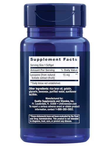 Life Extension Mega Lycopene capsule close-up highlights carotenoids for antioxidant defense.