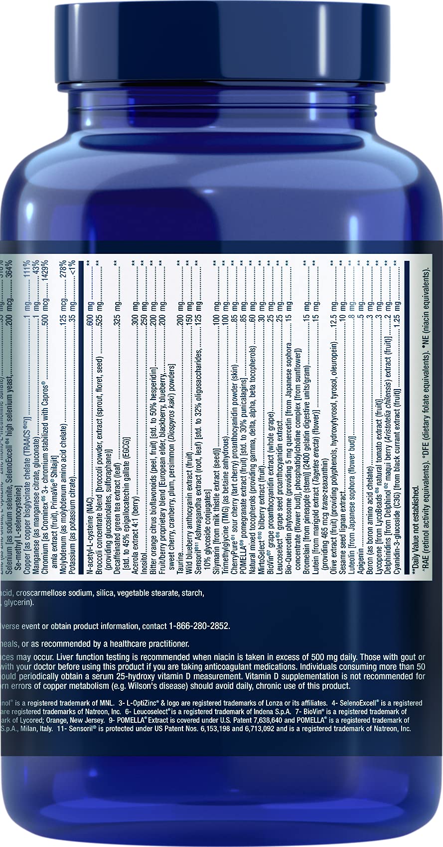 Life Extension Mix extra niacin closeup, showcasing compact tablets for convenient supplementation.