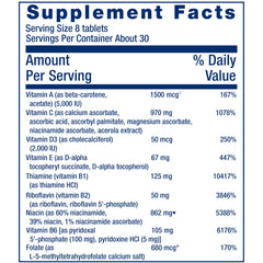 Life Extension Mix fruit-vegetable extracts label, highlighting antioxidant-rich ingredients.