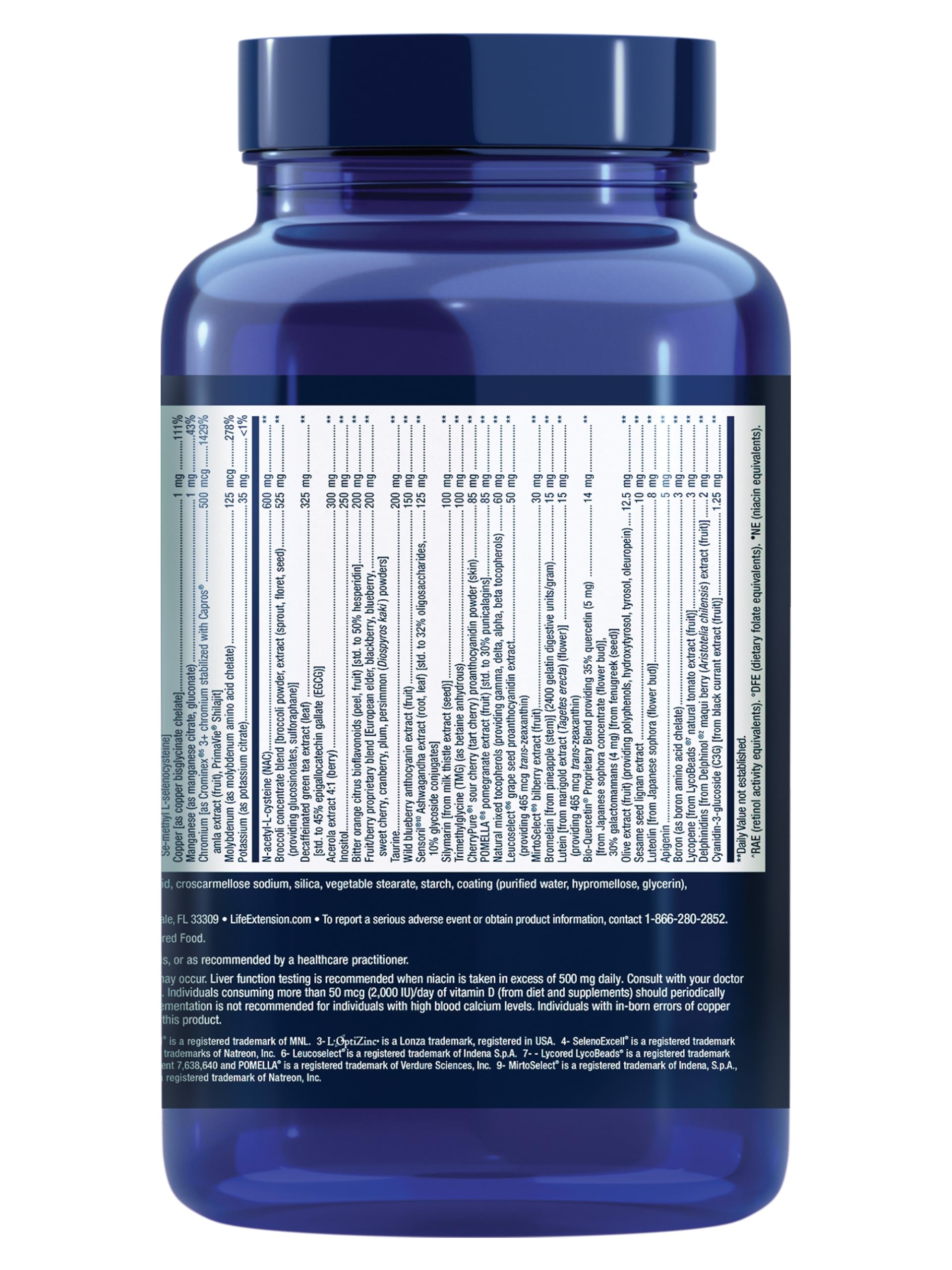 Life Extension Mix tablets in hand illustrate convenient daily dose.