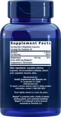Close-up of Neuro-Mag capsules highlighting Magtein for ultra-absorbable magnesium.