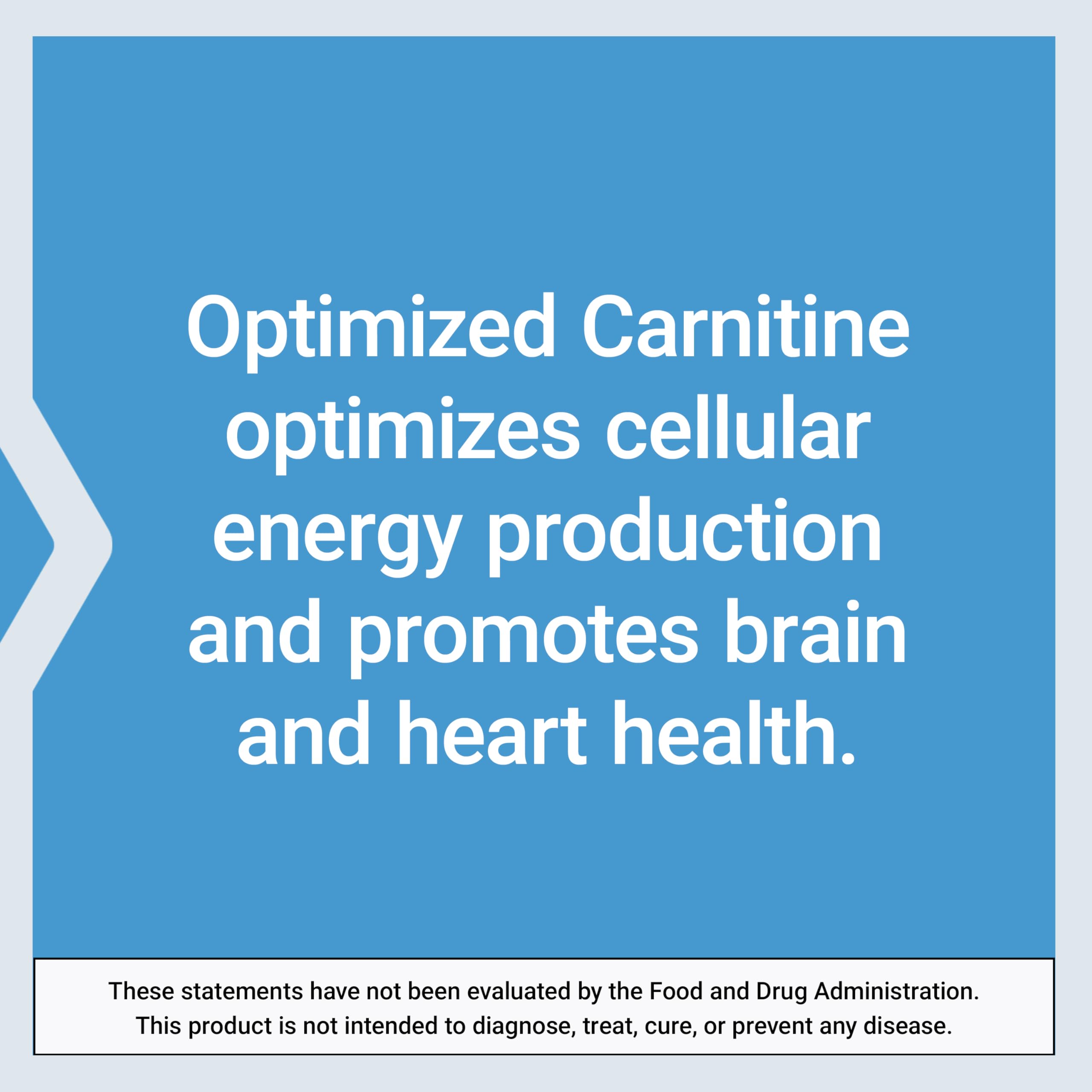 Life Extension Optimized Carnitine energy-themed visual for active lifestyle