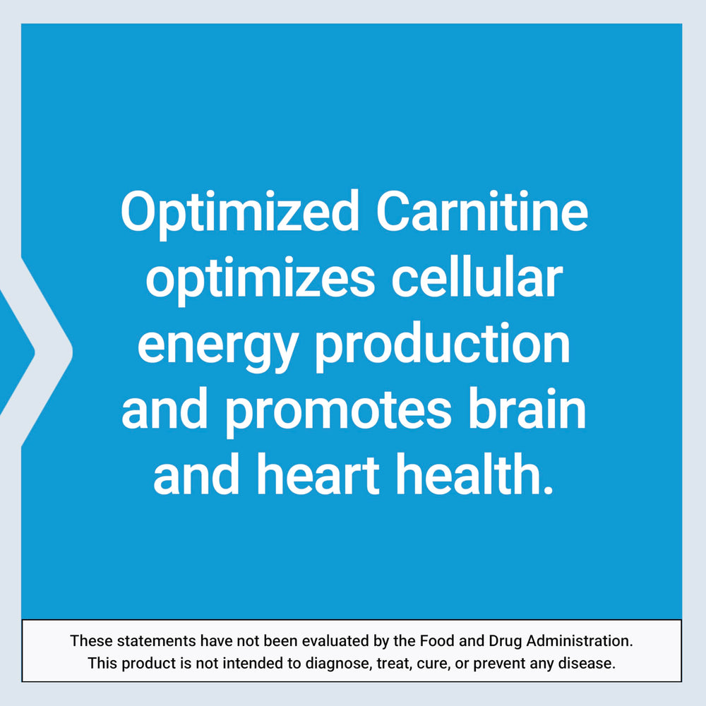 Life Extension Optimized Carnitine energy-themed visual for active lifestyle