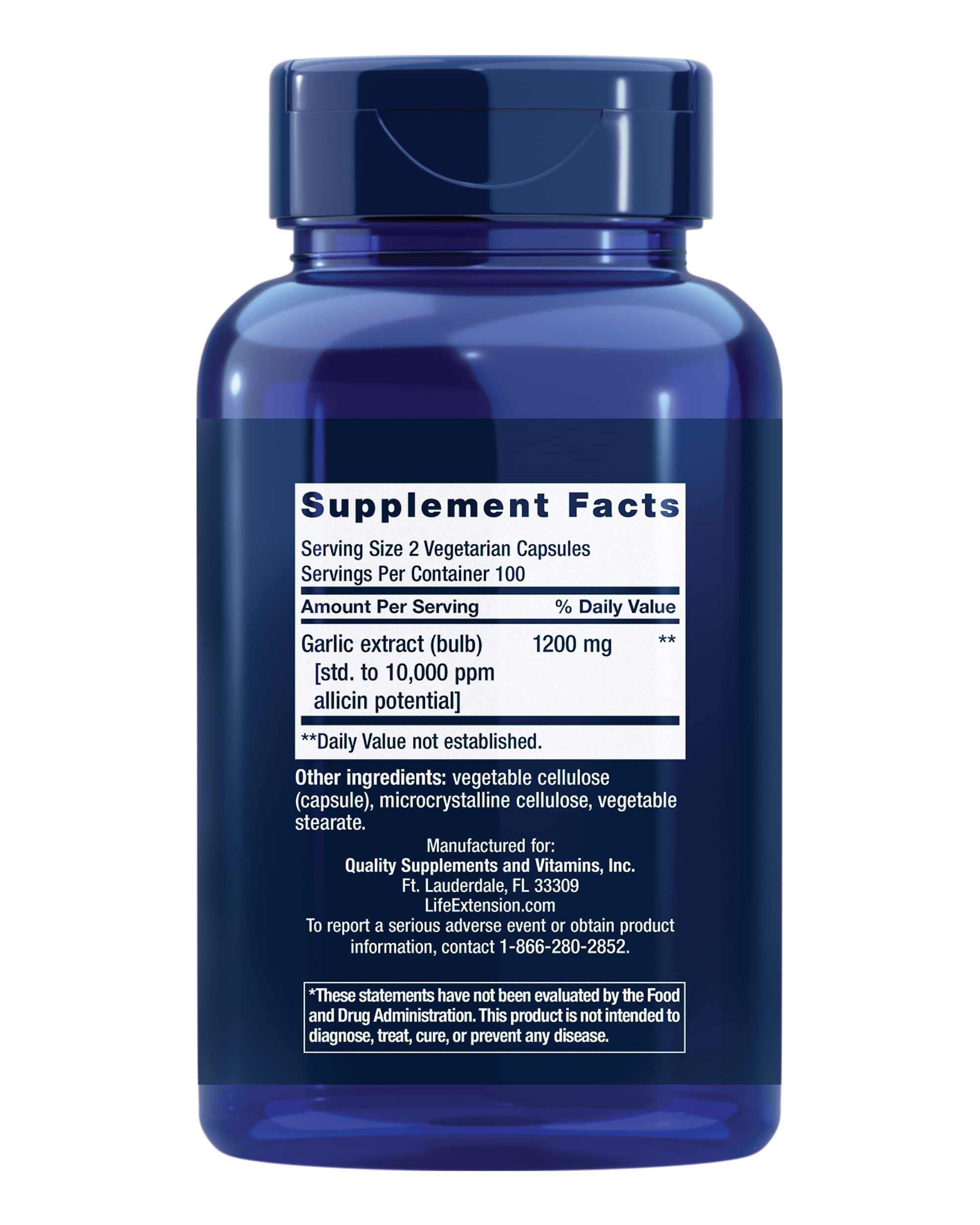 Life Extension Optimized Garlic capsules ready for daily heart and immune health routines.