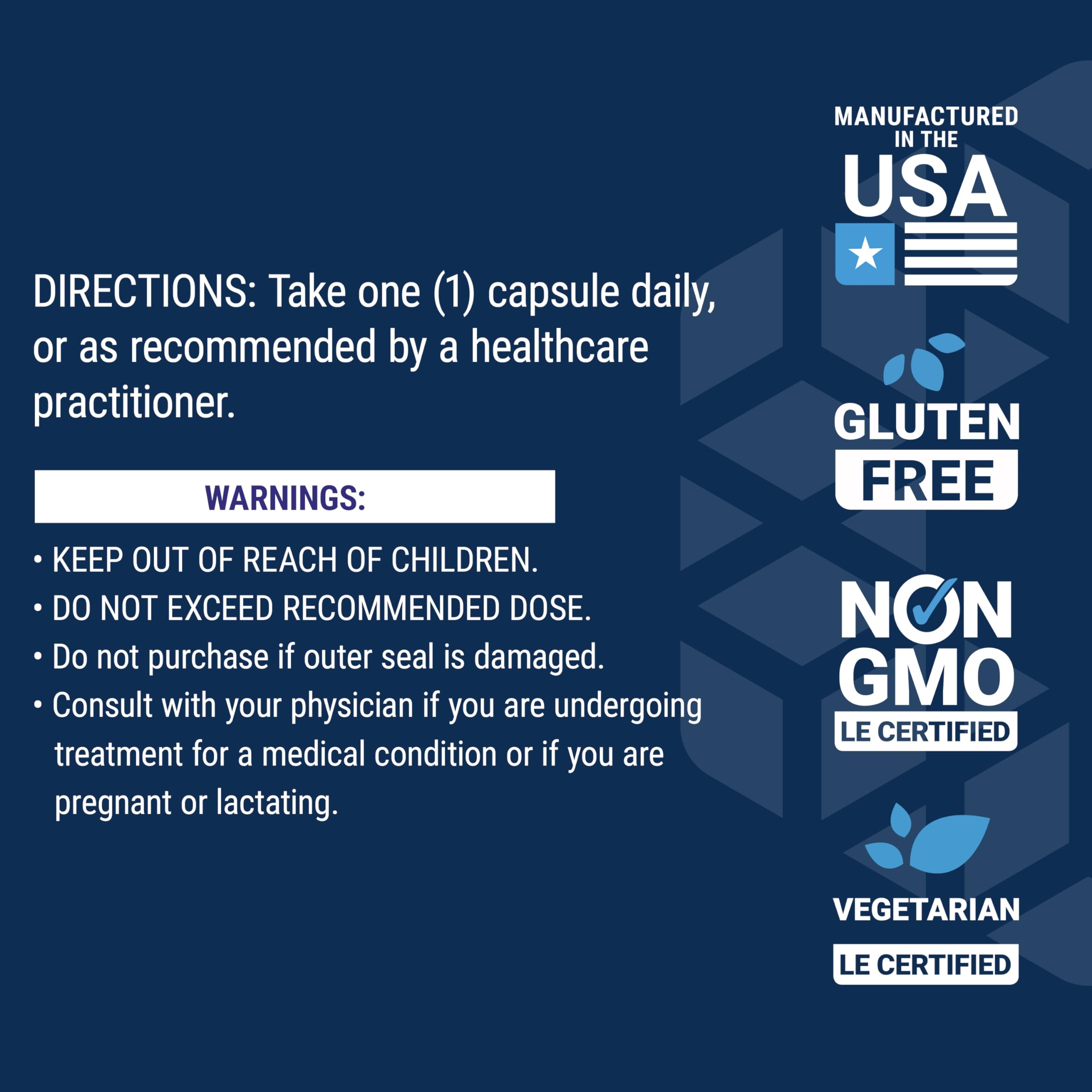 Life Extension PQQ USA-manufactured claim visible on the label.