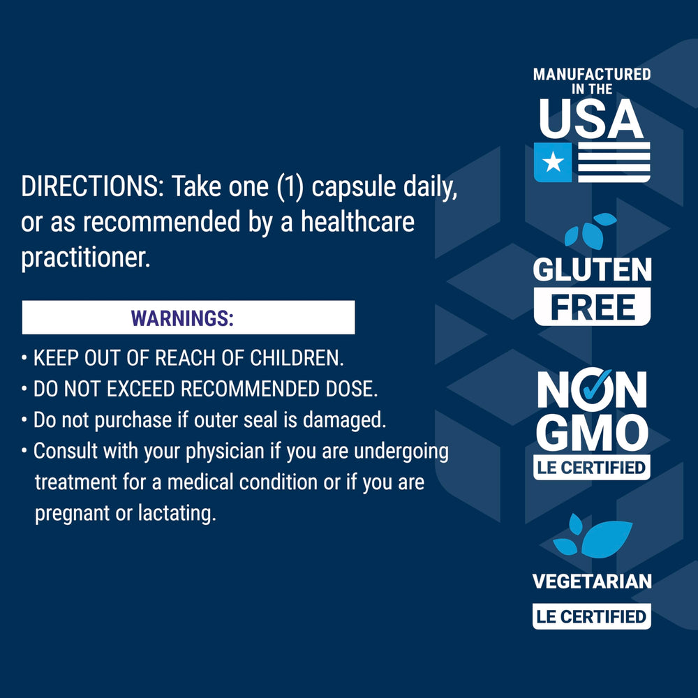 Life Extension PQQ USA-manufactured claim visible on the label.