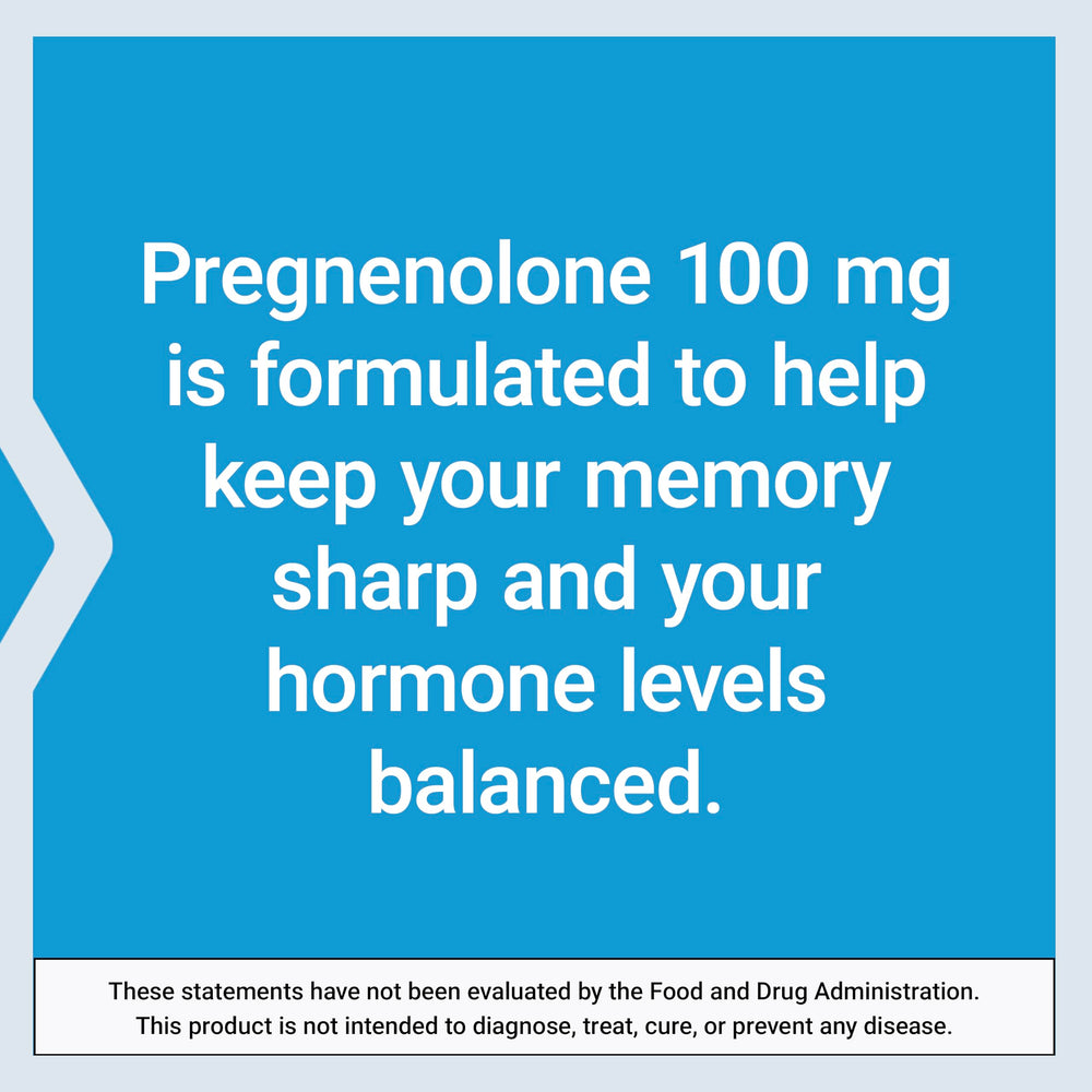 Life Extension Pregnenolone in hand demonstrates portability