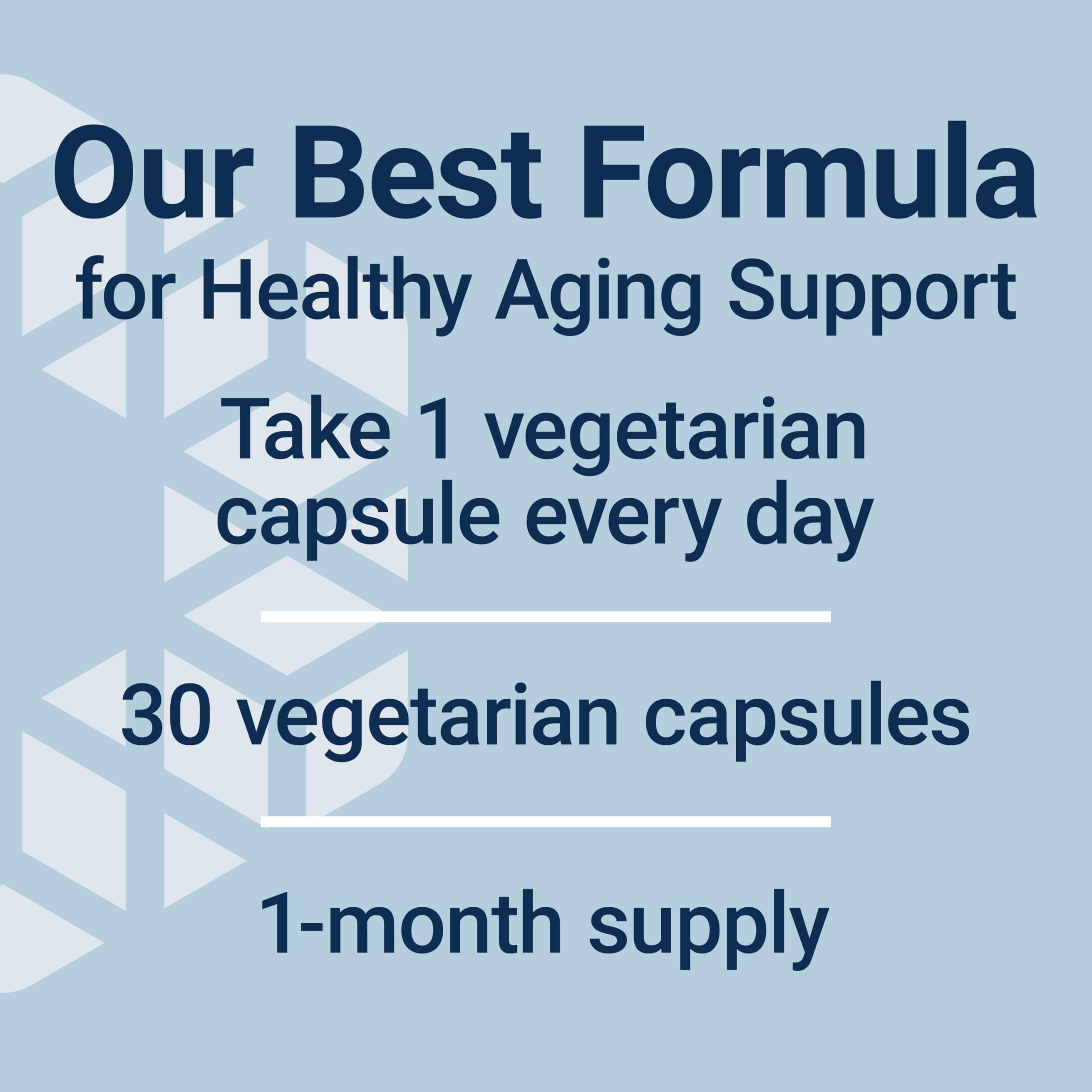 Quercetin and fisetin capsules illustrate complementary antioxidant nutrients.