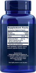 Life Extension Super R-Lipoic Acid capsules close-up highlighting active R form.