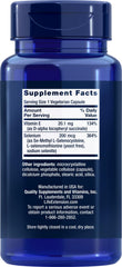 Life Extension Super Selenium Complex capsules pack illustrating vegetarian daily wellness.