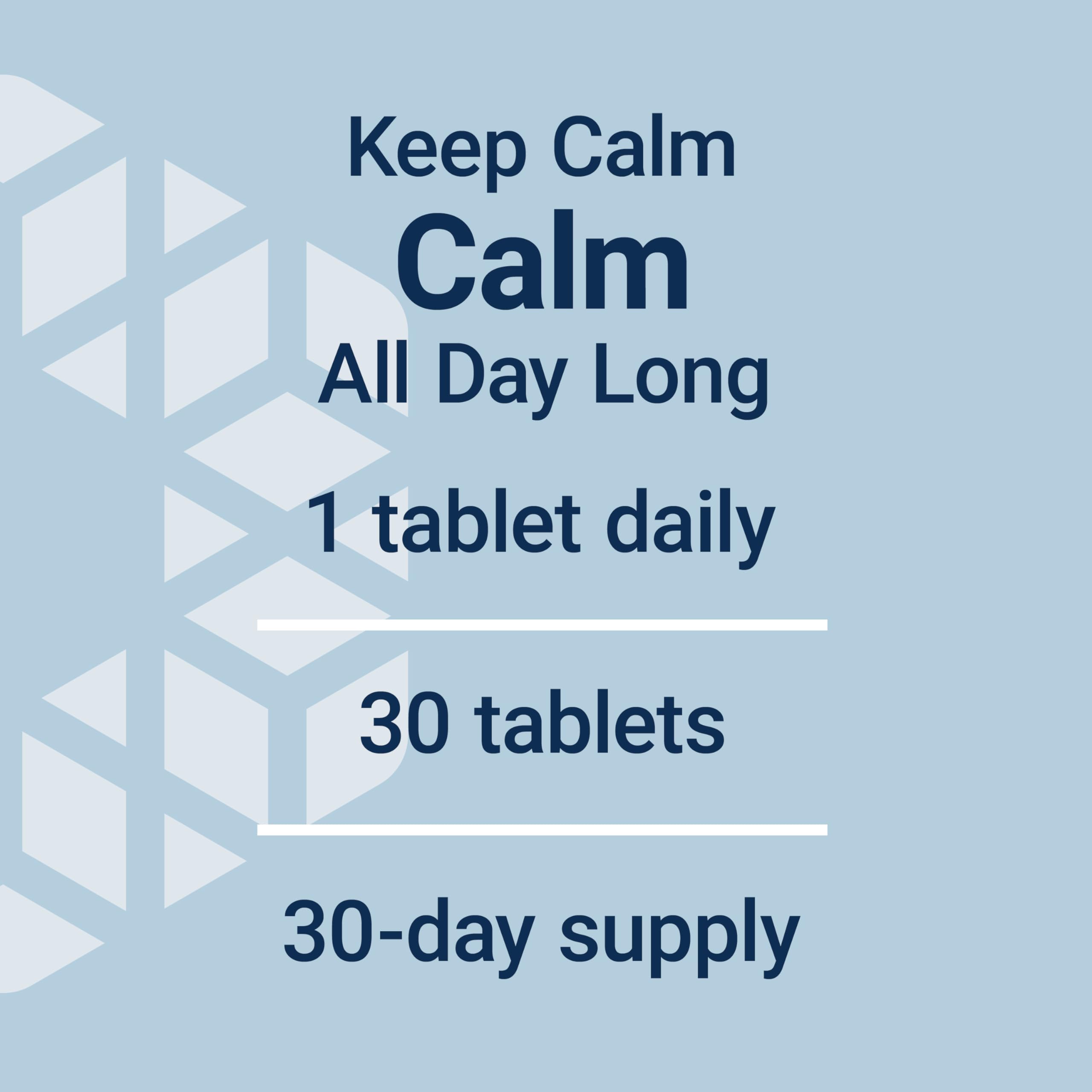 Extended-release icon conveys all-day calm support.