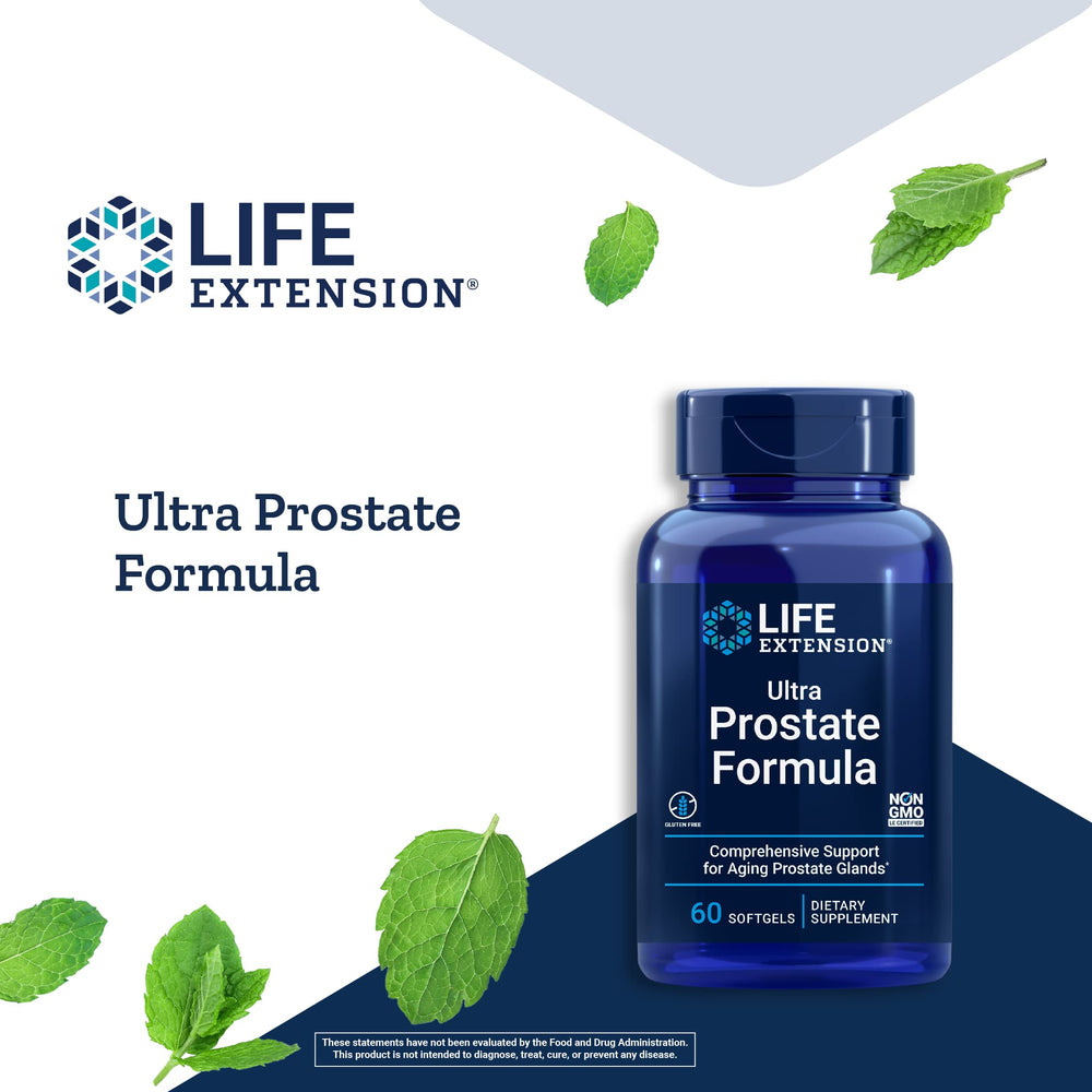 Life Extension Ultra Prostate Formula bottle cap for easy access.