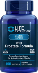 Life Extension Ultra Prostate Formula bottle front view for daily urinary support