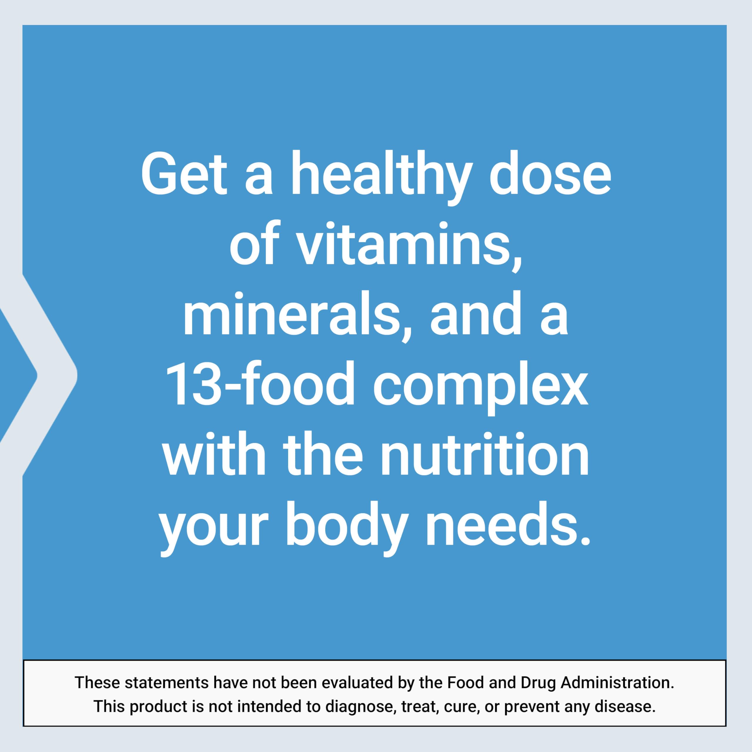 Life Extension Whole Food Multivitamin 13 plant extracts image, nature-picked ingredients for everyday vitality.
