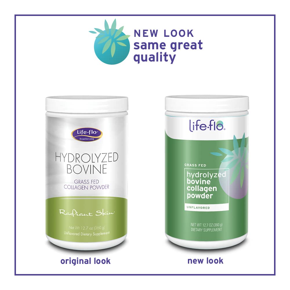 Life-Flo hydrolyzed collagen bottle pour enables quick addition to beverages