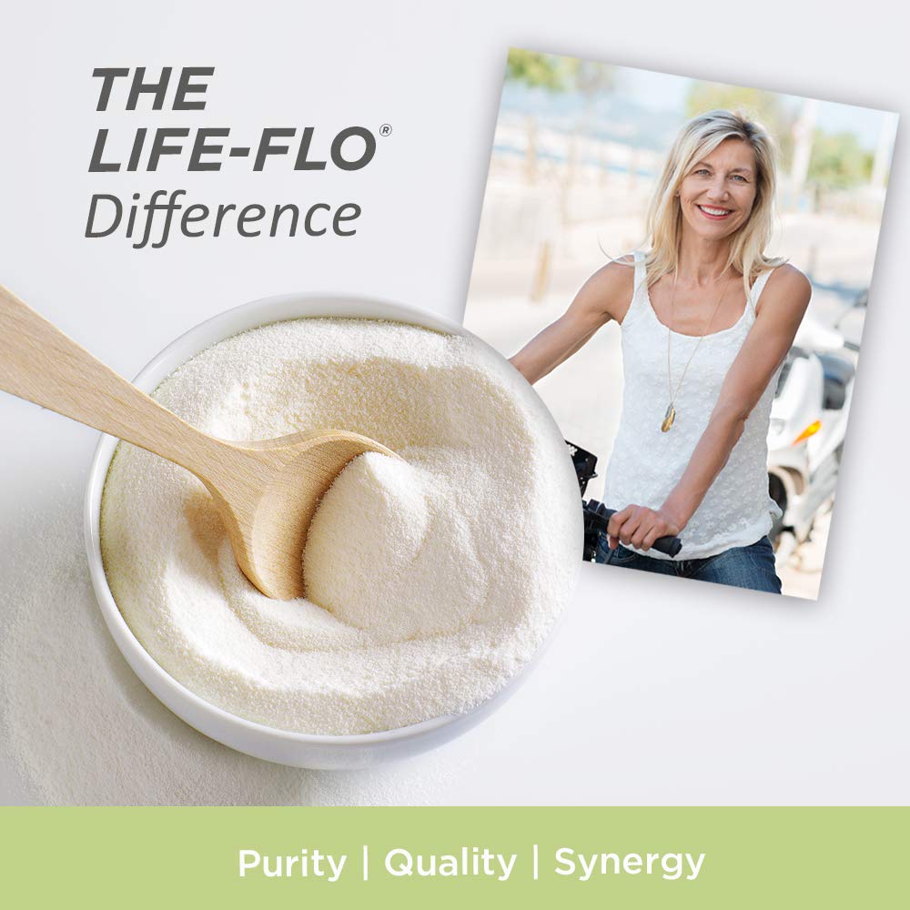 Life-Flo unflavored collagen blended into smoothies supports easy daily protein
