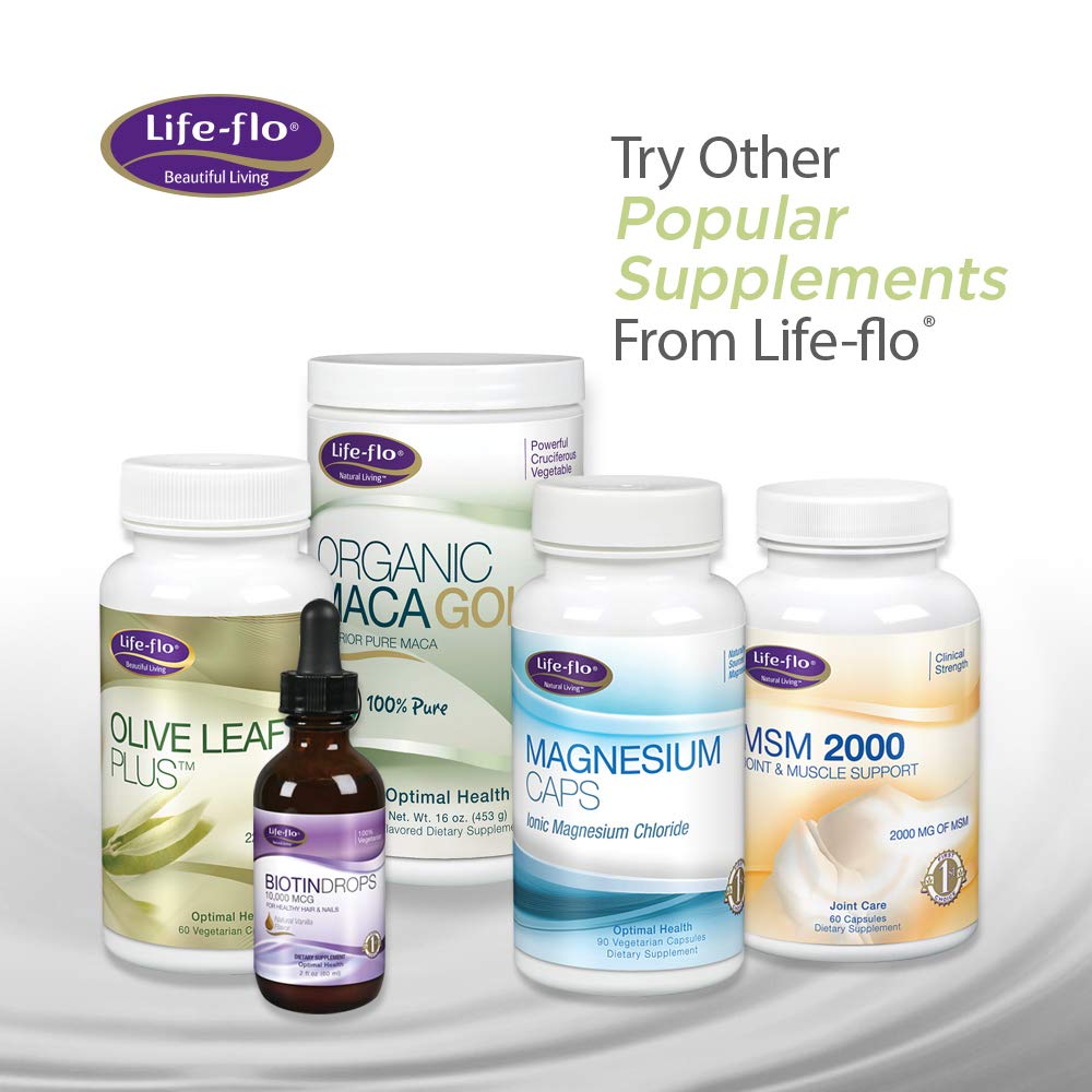 Life-Flo collagen nutrition label closeup supports product transparency