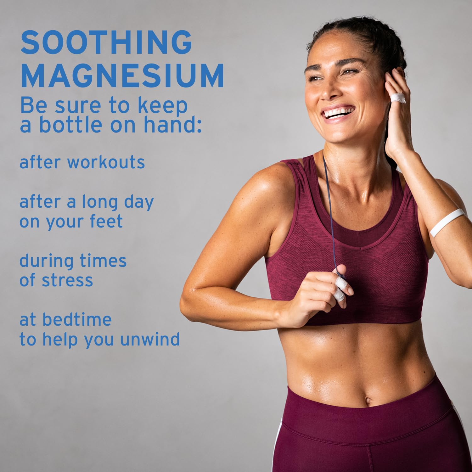 LIFE-FLO Cooling peppermint eucalyptus aroma conveys refreshing sensation after workouts