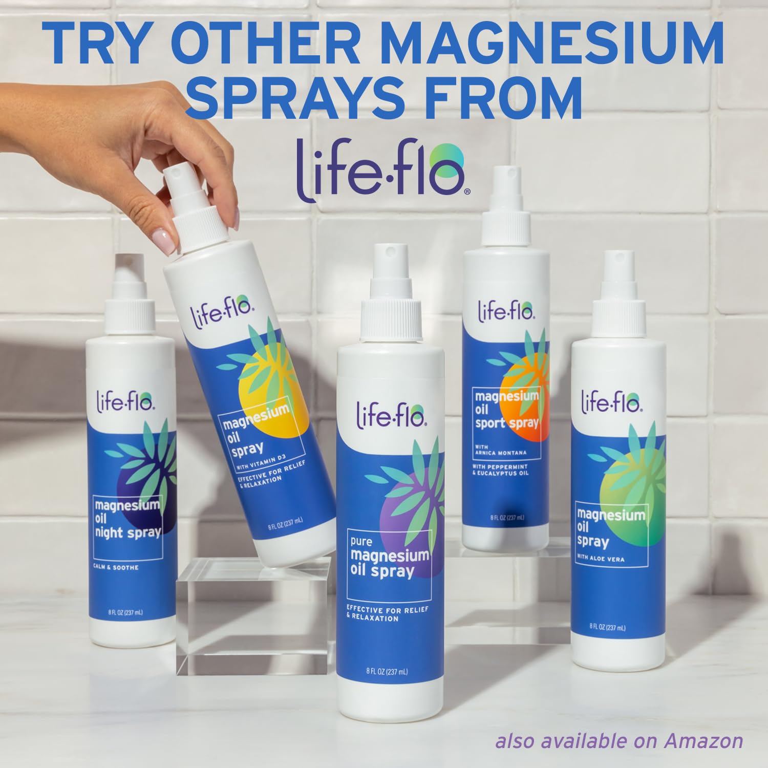 Life-flo Foot spray benefiting tired feet after workouts
